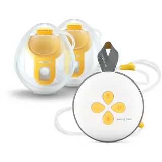Medela Swing Maxi Hands-free Doppelmilchpumpe – Einfaches und intuitives Design für unterwegs – Verbindbar mit der Medela Family App