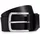 Leder/Polyester schwarz 90