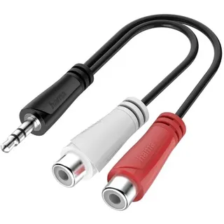 Hama Audio Adapter 3,5mm Klinken-Stecker - 2x Cinch-Buchse 15,0m (00200350)