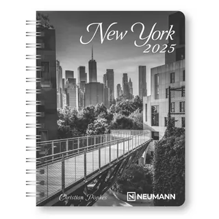 Neumann New York 2025 - Diary - Buchkalender - Taschenkalender - 16,5x21,6