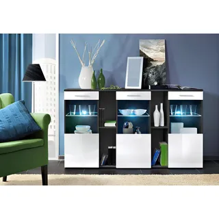 Wohnzimmer Kommode Luxus Sideboard Modern Designer Möbel Holz Neu - Weiß