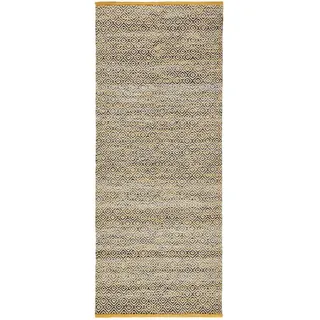 Linea Natura Läufer , Currygelb , Textil , rechteckig , 80x200 cm , schmutzabweisend , Teppiche und Böden, Teppiche, Teppichläufer, Läufer
