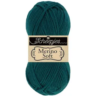 Scheepjes Merino Soft 1x50g - 643 Ansingh, Blaues Strick- und Häkelgarn