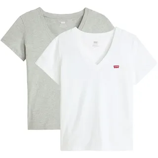 Levi's VNECK TEE 2 PACK Weiß M