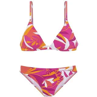 SUNSEEKER Triangel-Bikini Damen beere-orange Gr.34 Cup C/D