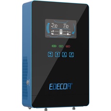 EDECOA 4500w Hybrid Wechselrichter 24v auf 230v Reiner Sinus 4500VA/4500W Solar-Ladegerät MPPT 150A Pure Wave 120-450Vdc (Off-Grid) Batterieladegerät, Grid Priority, Solar-Laderegler