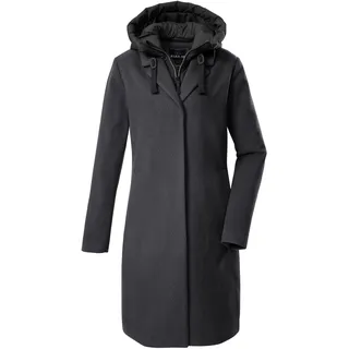 G.I.G.A. DX Damen Parka/Wollmantel mit abzippbarem Gilet und Kapuze GW 20 WMN PRK, anthrazit, 44,