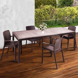 Dmora Manarola Set 4-tlg. Braun