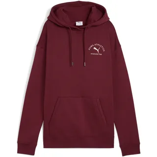Puma Relaxed Hoodie Ruby Shimmer L