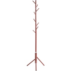Bild HAKU Möbel Garderobenständer, Metall, rot, T 48 x B 48 x H 173 cm