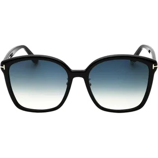 Tom Ford - Rauchgradient-Sonnenbrille für Damen, Kunststoff SY536 (Einheitsgröße) (Glänzendes Schwarz) - Schwarz