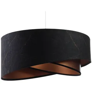 Onzeno Hängeleuchte Kupfer 50/23 cm , Kupferfarben , Kunststoff , E27 , 1x23x50 cm , Lampen & Leuchten, Innenbeleuchtung, Hängeleuchten, Pendelleuchten