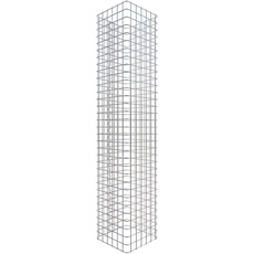 Bild von Gabionensäule, silbergrau, Maschenweite 5 5 cm