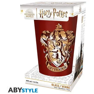 Abysse Corp Harry Potter Large Glass - - Gryffindor, -