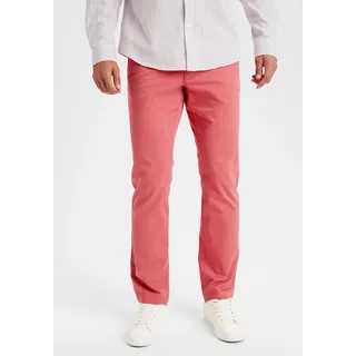 H.I.S Chinohose »regular-fit« lange Hose, aus elastischer Baumwoll-Qualität, orange