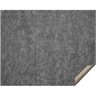 Vevor Teppichbelag, 244x306cm, Teppichfliesen, schützende Polsterung aus Gummi für Teppiche, 0,6cm dick – Anti-Rutsch-Matte aus Filz mit doppelter Oberfläche, Bodenbelag, sicher für alle Böden, grau