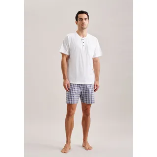 seidensticker Pyjama »Schwarze Rose«, weiß