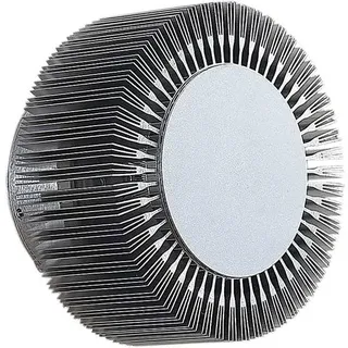 Lucande LED Wandleuchte außen Keany (spritzwassergeschützt (Modern) in Alu aus Aluminium (1 flammig,) - Außenwandleuchten Wandlampe Led Außenlampe Outdoor für Außenwand/Hauswand