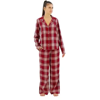 Tommy Hilfiger Uw0uw05546 Langarm-pyjama - Red - XS