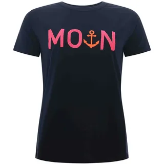 Zwilling T-Shirt ""MoinZH"", Damen, Gr. S, blau (marine), Web, Obermaterial: 92% Baumwolle, 8% Elasthan, normal normal, Rundhals, Shirts T-Shirt, Kurzarm, Rundhalsausschnitt, Stickerei, Baumwollmischung