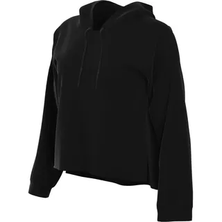 Nike Damen Ny Df Flc Kapuzenpullover, Black/Iron Grey, S EU