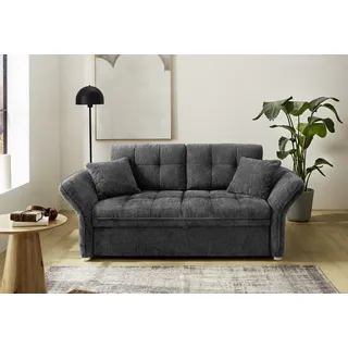 Jockenhöfer Schlafcouch Polyester 2-Sitzer Schwarz