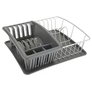 Metaltex Aquatex Plus Abtropfgestell 35 x 32 x 12 cm Grau