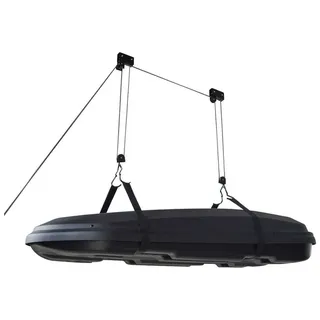 Omac Dachboxlift Garagenlift Boxlift Deckenlift Garage Lift bis 30 kg Fahrradlift Dachboxenlift Kanulift Halterung Garagendecke Lift Abnehmbar Multifunktional Oben