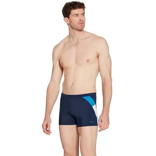 Zoggs Sydney 27 Badehose Boxer - Navy / Light Blue - 3XL