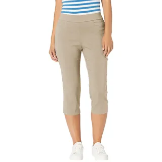 Briggs New York Damen Pull on Capri with L Pocket Lässige Hose, Kopfsteinpflaster, 48