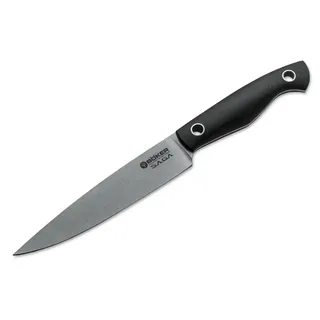 Böker Saga G10 Stonewash Allzweckmesser, Schwarz