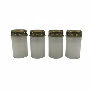 Relaxdays LED Grablicht 4 St. weiß