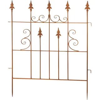 Locker Gartenstecker 77 x 100 cm Braun
