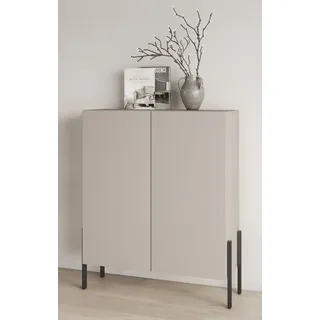 INOSIGN »Jukon, Breite 110 cm, moderne grifflose Hochschrank, 2Türen« Highboard mit viel Stauraum, push-to-open-Funktion
