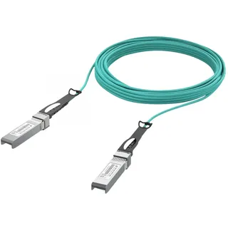 Ubiquiti UACC-AOC-SFP10-10M InfiniBand/Glasfaserkabel SFP+ Aqua-Farbe