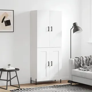 vidaXL Highboard Weiß 69,5x34x180 cm Holzwerkstoff - Weiß