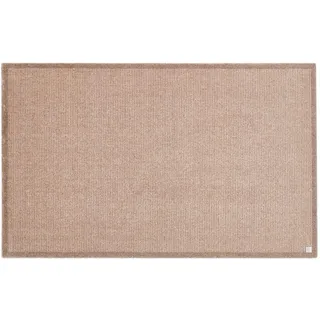 Barbara Becker Fußmatte Gentle, Schmutzfangmatte waschbar, für Eingangsbereich und Wohnungstür, Fußabstreifer Innen, Türmatte, Taupe 39 x 58 cm