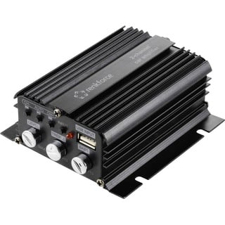 Renkforce RF-CMP-202 2-Kanal Endstufe 100W Bluetooth®-/USB-Audiowiedergabe, Lautstärke-/Bass-/Höh