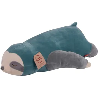 UNUS Faultier Kuscheltier Kissen, 50 cm, Türkis, Schwangerschaftskissen | Seitenschläferkissen weich und flauschig, Stillkissen
