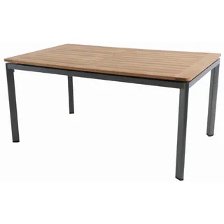 MWH Alutapo Dining Tisch Aluminium/Teak