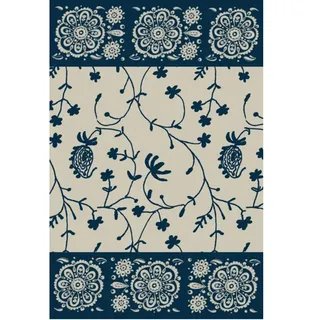 BASSETTI Brenta Handtuch 40 x 60 cm blau