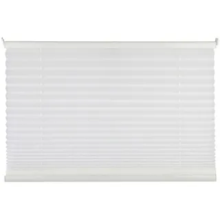 Homeware Plissee , Weiß , Textil , 100x130 cm , Länge universell einstellbar , Heimtextilien, Vorhänge, Plissees