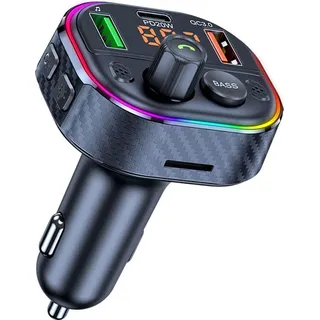 Telestar FM-T1 – FM-Transmitter mit microSD & Bluetooth – Schwarz