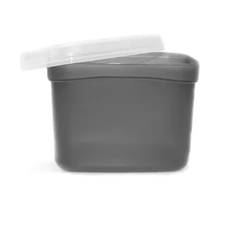 TUPPERWARE Swing Box 1 L schwarz Vorratshaltung Vorrat Behälter Dose + SPÜLTUCH - Schwarz