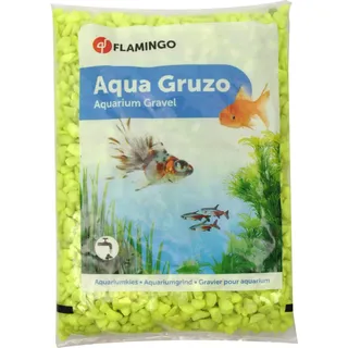 Flamingo 400431 Kies neon gelb, 1 kg