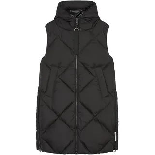 Marc O'Polo Damen 309087472113_990_38 WOVEN OUTDOOR VESTS, Schwarz, 38 EU