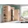 Drehtürenschrank Multiraumkonzept 80 x 185 x 54 cm Beige
