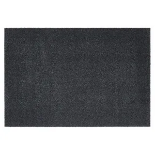 andiamo Fußmatte innen Samson – waschbare Schmutzfangmatte für den Innenbereich – rutschfeste & saugfähige Fußmatte aus Baumwolle, 100 x 150 cm, Anthrazit