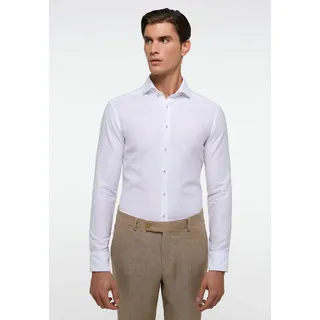Eterna Langarmhemd »SLIM FIT« EASY IRON (bügelleicht), weiß