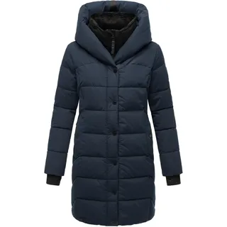Steppmantel NAVAHOO "Steppmantel Knutschilein", Damen, Gr. S, blau (navy), Obermaterial: 100% Polyester PES.  Obermaterial: Futter: 100% Polyester PES. 100% Polyester PES., Mäntel Steppmantel